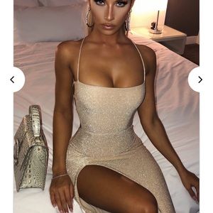 Gold Dress.